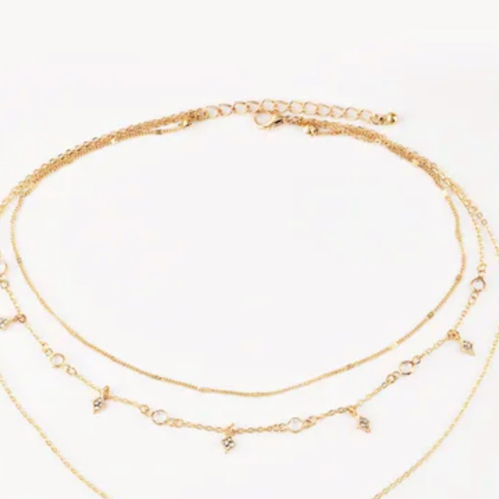LAST ONE Scattered Stars Choker Necklace - Picture 3 of 4
